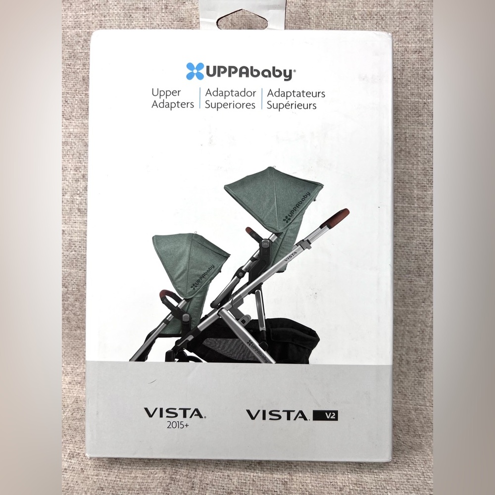 NEW Uppababy Vista V2, Vista 2015+ upper Adapters, Model 0214